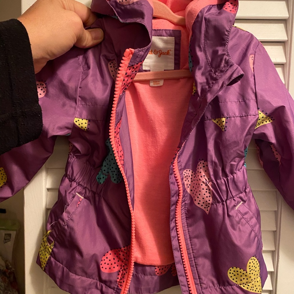 Cat & Jack 12 month rain jacket girls